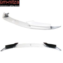 Fits 11-16 F10 5 Series Performance Front Bumper Lip Painted Alpine White #300