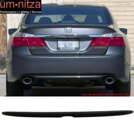 Fits 13-16 Accord OE Trunk Spoiler Wing Painted #NH731P Crystal Black Pearl