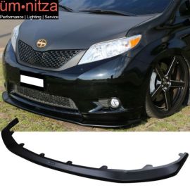 Fits 11-15 Toyota Sienna XL30 LE Model Only Front Bumper Lip - ABS