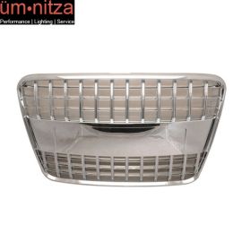 Chrome Grill Fits Audi 05-10 Q7 Front S-Line Style Sport Grille
