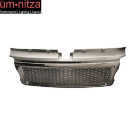 Fits 06-09 Land Range Rover Chrome Silver Hood Grille Grill Vip ABS
