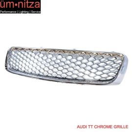 Fits 99-06 Audi TT Front Sport Grill Grille Chrome Mesh ABS
