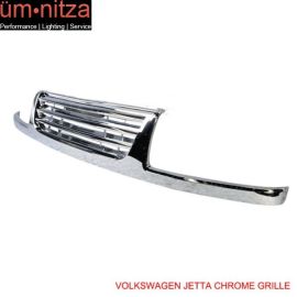 Fits 96-98 Volkswagen VW Jetta 3 Front Grille Chrome