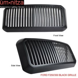 Fits 11-13 Ford F250 F350 Superduty Front Black Hood Grille Grill