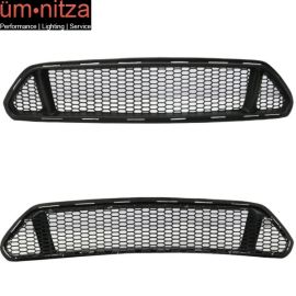 Fits 15-17 Ford Mustang Ikon Style Front Upper Mesh Grille Grill - Unpainted PP