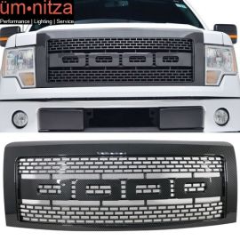 Fits 09-14 F150 Raptor Style Front Grille Hood With Shell - CF Look