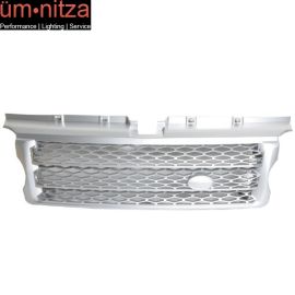 Fits 06-09 Land Range Rover Sport Silver Front Hood Grille Grill