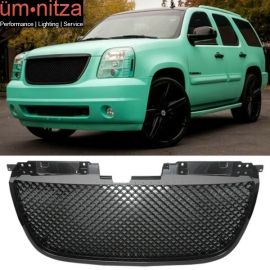 Fits 07-14 GMC Yukon/XL1500 Denali B Mesh Style Front Grille Grill ABS Unpainted