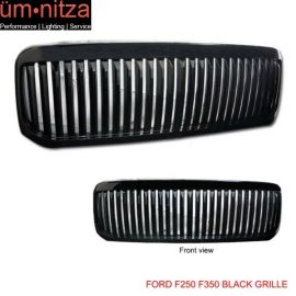 Fits 99-04 Ford F250 F350 Excursion Vertical Grille Black 00