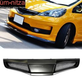 Fits Honda 11-12 Fit Jazz Replacement Grill Front Hood Grille Black MUG Style