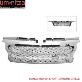 Fits 06-09 Land Range Rover Sport Chrome Front Hood Grille Grill