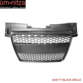 Fits 2006-2009 Audi TT MK2 TYP8J Front Mesh Grille Grill ABS