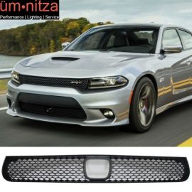 Fit 15-23 Charger SRT8 Front Lower Grille With Adaptive Cruise Control Unpainted