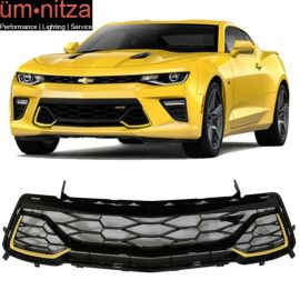 Fit 16-19 Camaro 50th Anniversary Front Lower Grille Painted Lemon Peel #WA131X