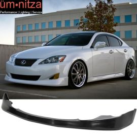 Fits 06-08 Lexus IS250 IS350 VIP Style Front Bumper Lip - PU