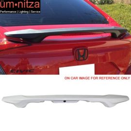 Fits 16-18 Civic Sedan OE Style Painted Trunk Spoiler #NH788P White Orchid Pearl