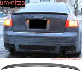 Fits 02-05 Audi A4 B6 Sedan A Type Trunk Spoiler Painted #LX7Z Dolphin Gray