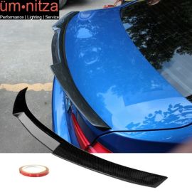Fits 14-20 BMW F83 M4 F33 4-Series M4 Style Rear Trunk Spoiler Wing Carbon Fiber
