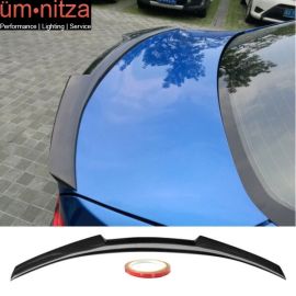 Fits 11-17 BMW 5-Series F10 M4 Style Real Carbon Fiber Rear Trunk Spoiler - CF
