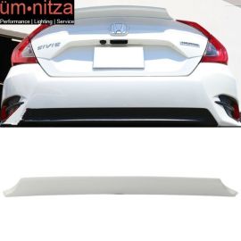 Fits 16-18 Civic Sedan Painted Trunk Spoiler #NH788P White Orchid Pearl