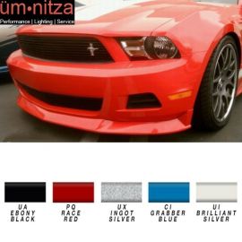 Fits 10-12 Ford Mustang V6 S Style Front Bumper Lip Painted