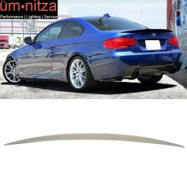 Fits 07-13 Fit BMW 3-Series E92 Coupe Performance Style Unpainted ABS Trunk Spoiler