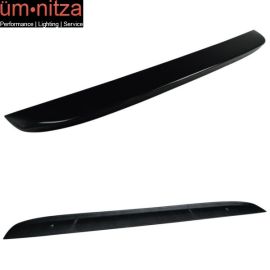 Fits 03-08 Nissan 350Z Painted #KH3 Super Black Trunk Spoiler Wing - ABS