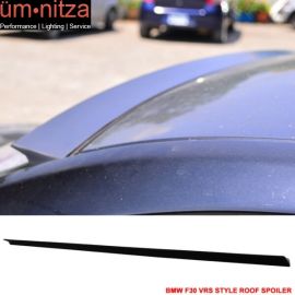 Fits 12-18 Fit BMW F30 VRS Style Roof Spoiler Unpainted Black - PUF