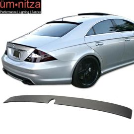 Fits 04-10 Benz W219 CLS 500 55 RL Style Unpainted ABS Roof Spoiler Wing