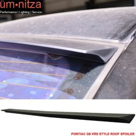 Fits 08-09 Pontiac G8 4Dr VRS Style Unpainted Rear Roof Spoiler Wing Visor - PUF