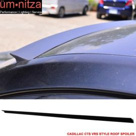 Fits 03-07 Cadillac CTS 2nd 4Dr VRS Style Roof Spoiler Unpainted Black - PUF