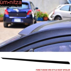 Fits 10-12 Ford Fusion 4Dr VRS Style Roof Spoiler Unpainted Black - PUF