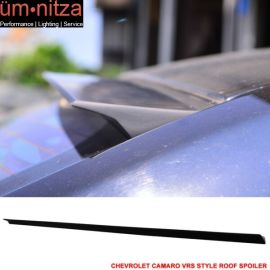 Fits 10-13 Chevrolet Camaro 2Dr VRS Style Roof Spoiler Unpainted Black - PUF