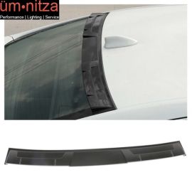 Fits 18-22 Honda Accord Rear Window Roof Spoiler Wing Matte Black Ikon Style ABS