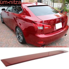 Fits 06-13 IS250 IS350 4Dr Roof Spoiler OEM Painted #3R1 Matador Red Mica