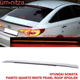Fits 15-17 Hyundai Sonata OE Factory Style LED Roof Spoiler Painted #WW8 - ABS