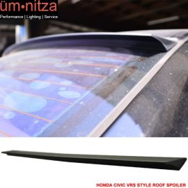 Fits 12-15 Honda Civic 9th 4Dr VRS Style Roof Spoiler Unpainted Black - PUF