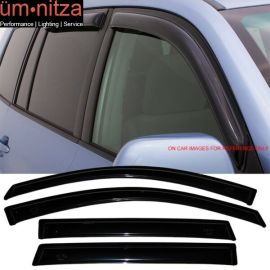 Fits 01-07 Toyota Sequoia Window Visor Acrylic 4PC Sun Rain Guard Vent Deflector