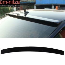 Fits 10-16 Benz E-Class W212 Roof Spoiler Painted #197 Obsidian Black Metallic