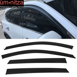 Fits 17-22 Mazda CX5 KE Polycarbonate Window Visors 4Pc Set