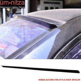 Fits 13-15 Honda Accord 9th 4Dr VRS Style Roof Spoiler Unpainted Black - PUF