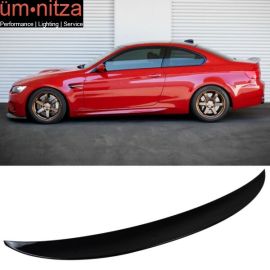 Fits 07-13 BMW 3-Series E92 2Dr Painted # 668 Jet Black Rear Trunk Spoiler Wing