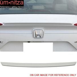 Fits 16-18 Civic X Sedan OE Trunk Spoiler Painted #NH788P White Orchid Pearl