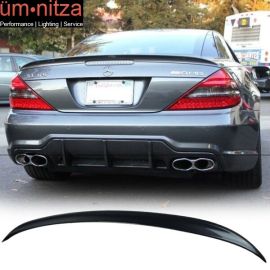 Fits 03-11 Benz R230 SL-Class AMG Style Rear Trunk Spoiler Lip Painted #755 Gray