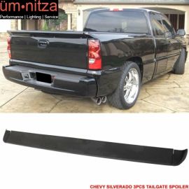 Fits 99-06 Chevy Silverado SS Intimidator Style Trunk Spoiler 3PC Fleetside Only