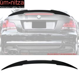 Fits 07-13 E82 1 Series M4 Trunk Spoiler Painted #668 Jet Back