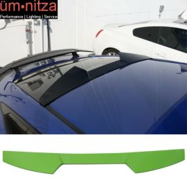 Fit 16-18 Civic 10th Gen Coupe V Roof Spoiler Painted #GY30P Energy Green Pearl