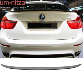 Fits 08-13 BMW E71 X6 Performance Style Painted Matte Black Trunk Spoiler - ABS