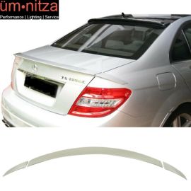 Fits 08-14 C-Class W204 Sedan OE Roof Spoiler Wing Painted #650 Cirrus White