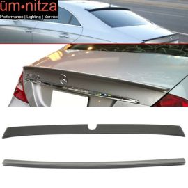 Fits 04-10 Benz CLS Class W219 Sedan AMG Trunk Spoiler & L Type Roof Wing ABS